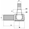 Rotule de direction Renault - pour tracteur Renault