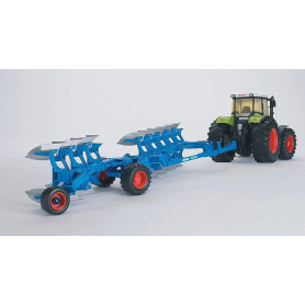 BRUDER - Charrue reversible LEMKEN Vari-Titan - Bleue