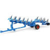 BRUDER - Charrue reversible LEMKEN Vari-Titan - Bleue