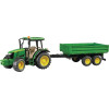 John Deere 5115M avec remorque