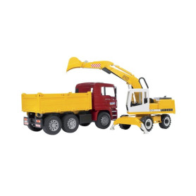 MAN Camion et Excavatrice - Ref: U02751