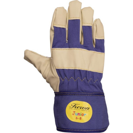 Gants Junior bleu 6-8 ans