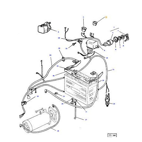 Amperemetre - pour Massey Ferguson - Adaptable - Ref origine : 908430M1