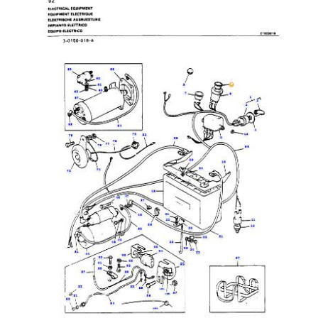 Ampèremètre - pour Massey Ferguson - Adaptable - Ref origine : 827055M1