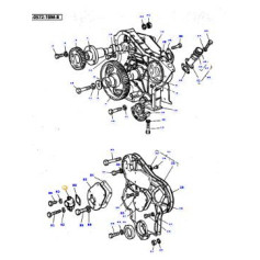 Engrenage - pour Massey Ferguson - Adaptable - Ref origine : 1853144M1