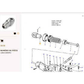 Chape - Landini, Massey Ferguson - Ref: VPK4012