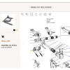 Ensemble De Coulisse - pour Massey Ferguson - Adaptable - Ref origine : 1661918M1