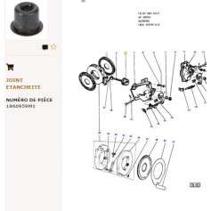 Protecteur - Claas, FORD, Landini, Massey Ferguson, New Holland, Renault - Ref: VPJ7200