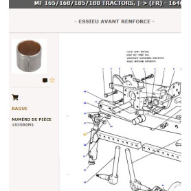 Guide De Fusee (x10) - Massey Ferguson - Ref: VPJ2602