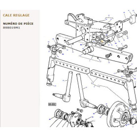 Cale 0.034'' / 0.87 mm - Massey Ferguson - Ref: VPJ1427