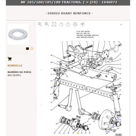 Rondelle (x10) - Landini, Massey Ferguson - Ref: VPJ1401