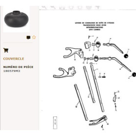 Soufflet - pour Massey Ferguson - Adaptable - Ref origine : 180579M3