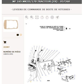 Joint (x10) - Massey Ferguson - Ref: VPH1404