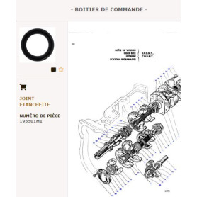 Joint De Retenie D'Huile (x10) - Massey Ferguson - Ref: VPH1400