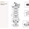 Ensemble porte-cliquets - pour Massey Ferguson - Adaptable - Ref origine : 1860160M1