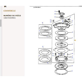 Ensemble couvercle d’embrayage - Massey Ferguson - Ref: VPG1006