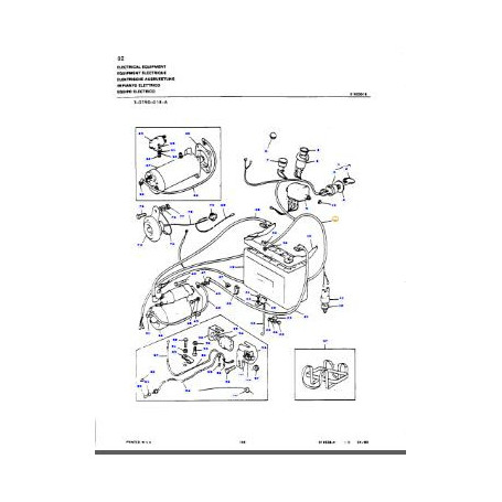 Faisceau de câbles - pour Massey Ferguson - Adaptable - Ref origine : 897708M93