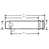 AxeDe 3éMe Point 3/4 X 5 9/16 3/4 x 5 9/16 " - pour Massey Ferguson - Adaptable - Ref origine : 195589M1