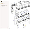 Contre-Ecrou Unf A Six Pans (x10) DIN985 3/8 " UNF - pour Massey Ferguson - Adaptable - Ref origine : 376123X1