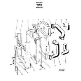 Durite - Landini, Massey Ferguson - Ref: 899144M1N