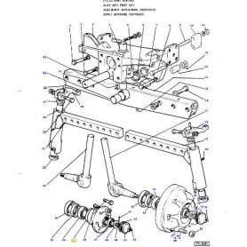 Moyeu de roue - pour Massey Ferguson