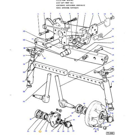 Moyeu de roue - pour Massey Ferguson