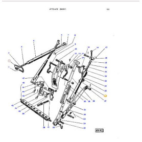 Douille de réglage+fourche - Landini, Massey Ferguson - Ref: 897659M1GP