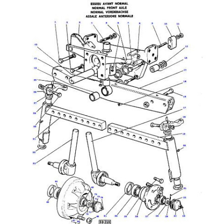 Douille - pour Massey Ferguson