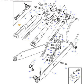 Douille réglage + Fourche - pour Massey Ferguson