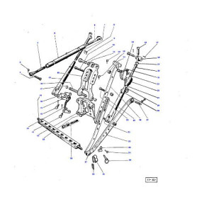 Rotule d'attelage inférieure Cat.2/2 Ø28