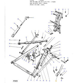 Rotule d'attelage inférieure Cat.2/1 Ø22,4/56x35mm Kramp - Massey Ferguson - Ref: 886428M1KR