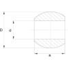 Rotule d'attelage inférieure Cat.2/1 Ø22,4/56x35mm Kramp - pour Massey Ferguson