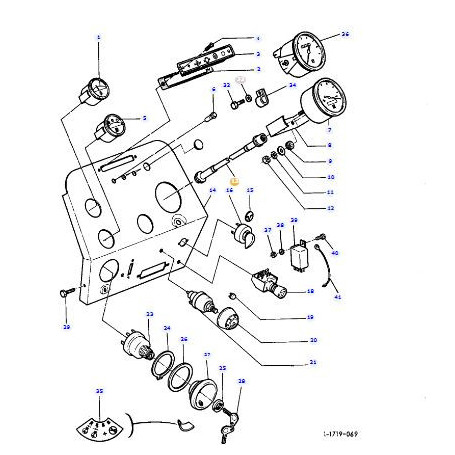 Arbre compteur de tracteur - pour Massey Ferguson