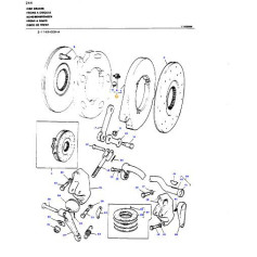 Mécanisme de frein - pour Massey Ferguson