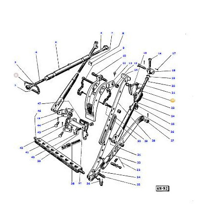 Palier de butée - pour Massey Ferguson