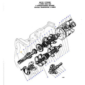 Joint spy 28.5 x 41.3 x 9.5mm - Massey Ferguson - Ref: 1860011M1GP