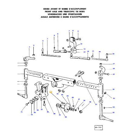 Boulon de roue - pour Massey Ferguson