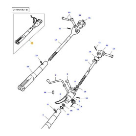 Barre de levage complète - pour Massey Ferguson