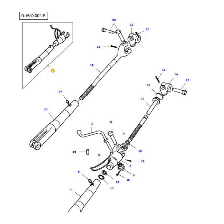 Barre de levage complète - pour Massey Ferguson