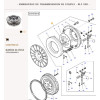 Embrayage automatique simple NGVO - pour Massey Ferguson - Adaptable - Ref origine : 3599496M93