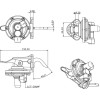 Pompe d'alimentation Perkins - pour Massey Ferguson - Adaptable - Ref origine : 422107M91