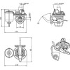 Pompe d'alimentation Perkins - pour Massey Ferguson - Adaptable - Ref origine : 4222452M91