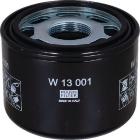 Cartouche filtre d'huile lubrif - Ref : W13001 - Marque : MANN-FILTER