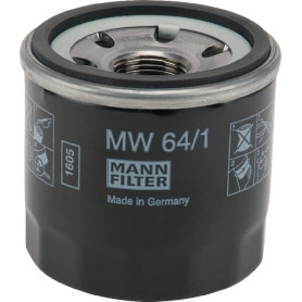 Cartouche filtre d''huile lubrif - Ref : MW641 - Marque : MANN-FILTER