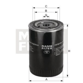 Cartouche filtre à huile - Ref : W112610 - Marque : MANN-FILTER