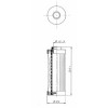 Cartouche filtre hydraulique - Ref : P173188 - Marque : Donaldson