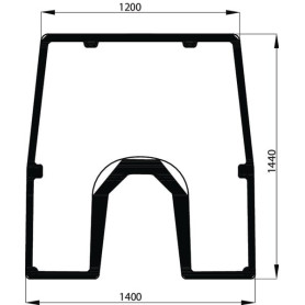 Pare-brise - John Deere - Ref: L173349N