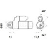 Démarreur 12V 4kW