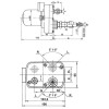 Moteur d'essuie-glace 12V 135° axe 65mm Ø8mm