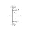 Roulement à rouleaux coniques SKF 32020 X/Q 100 x 150 x 32 mm